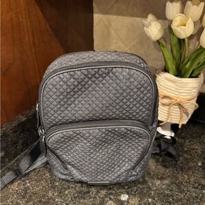 Vera Bradley Denim Quilted Backpack